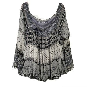 Kaelyn-Max-II Woman 3X  Sleeve Shirt Top Blouse